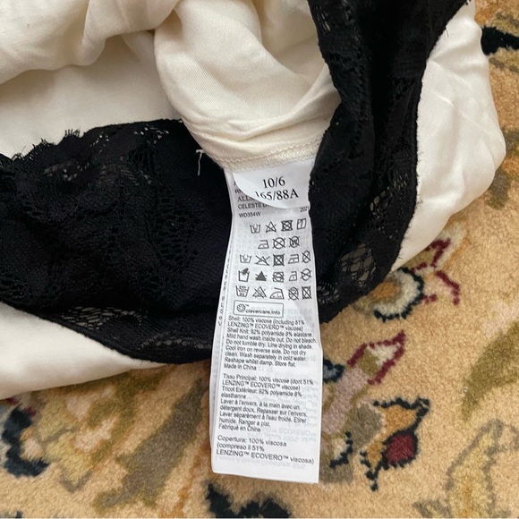 All saints Celeste Cream Satin Dress NWT - Picture 10 of 13